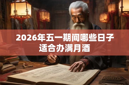 2026年五一期间哪些日子适合办满月酒