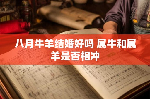 八月牛羊结婚好吗 属牛和属羊是否相冲