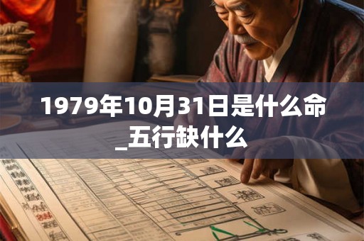 1979年10月31日是什么命_五行缺什么