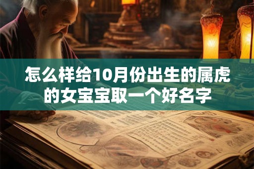 怎么样给10月份出生的属虎的女宝宝取一个好名字
