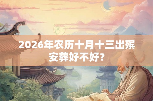 2026年农历十月十三出殡安葬好不好？