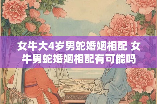 女牛大4岁男蛇婚姻相配 女牛男蛇婚姻相配有可能吗