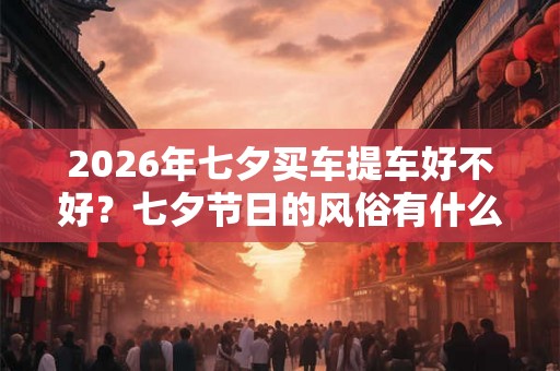 2026年七夕买车提车好不好？七夕节日的风俗有什么？