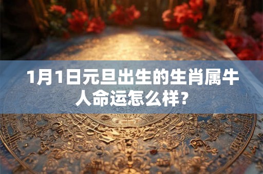 1月1日元旦出生的生肖属牛人命运怎么样？
