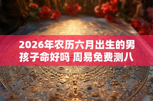 2026年农历六月出生的男孩子命好吗 周易免费测八字算命 2026年农历六月出生的男孩子命好吗 周易免费测八字算命