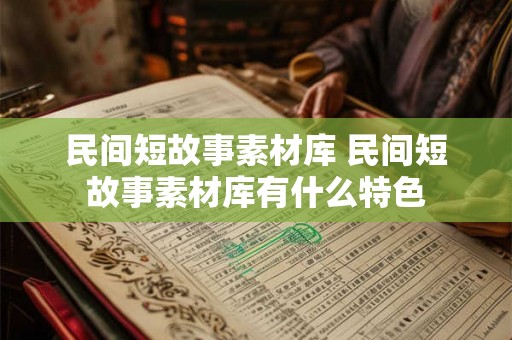 民间短故事素材库 民间短故事素材库有什么特色