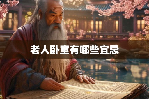 老人卧室有哪些宜忌