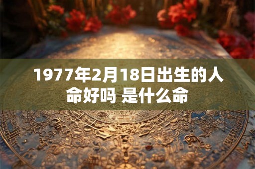 1977年2月18日出生的人命好吗 是什么命 1977年2月18日出生的人命好吗 是什么命