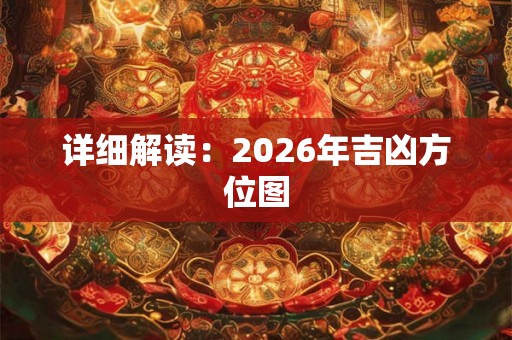 详细解读:2026年吉凶方位图 详细解读:2026年吉凶方位图