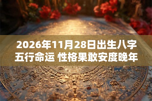 2026年11月28日出生八字五行命运 性格果敢安度晚年
