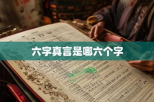 六字真言是哪六个字