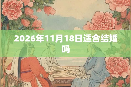 2026年11月18日适合结婚吗 2026年11月18日适合结婚吗