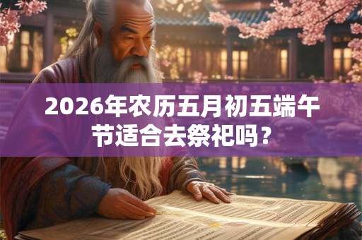 2026年农历五月初五端午节适合去祭祀吗？