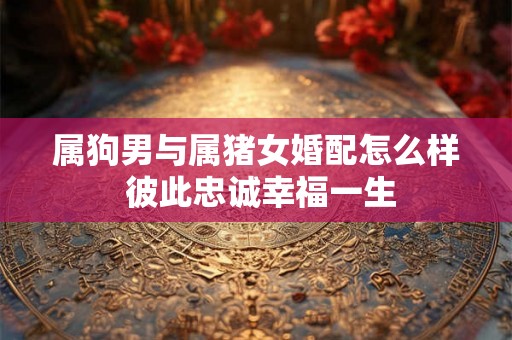 属狗男与属猪女婚配怎么样 彼此忠诚幸福一生 属狗男与属猪女婚配怎么样 彼此忠诚幸福一生