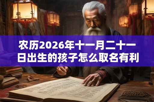 农历2026年十一月二十一日出生的孩子怎么取名有利