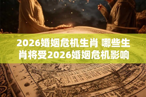 2026婚姻危机生肖 哪些生肖将受2026婚姻危机影响