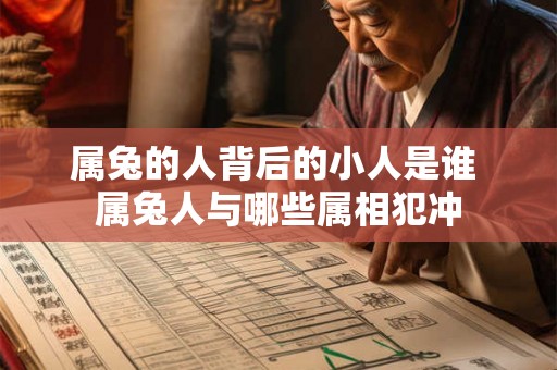 属兔的人背后的小人是谁 属兔人与哪些属相犯冲
