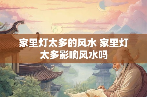 家里灯太多的风水 家里灯太多影响风水吗