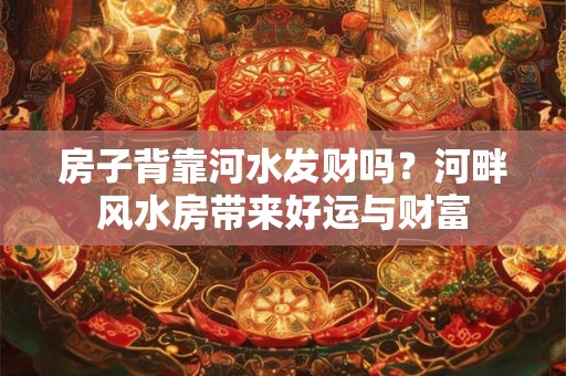 房子背靠河水发财吗？河畔风水房带来好运与财富