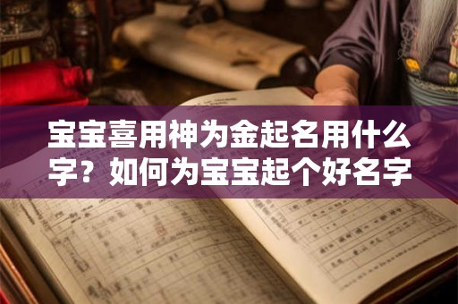 宝宝喜用神为金起名用什么字？如何为宝宝起个好名字？