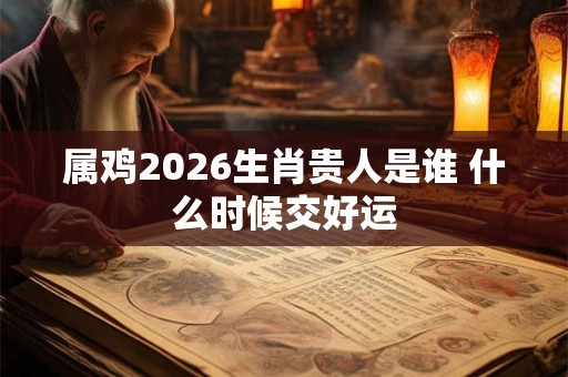 属鸡2026生肖贵人是谁 什么时候交好运