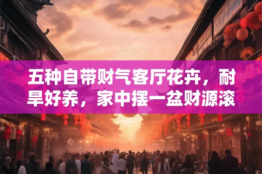 五种自带财气客厅花卉，耐旱好养，家中摆一盆财源滚滚来