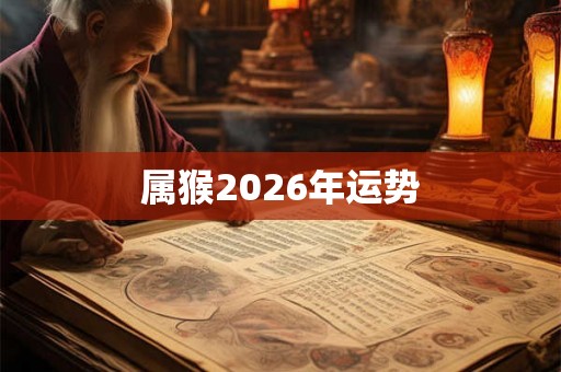 属猴2026年运势