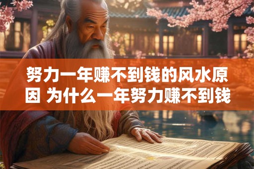 努力一年赚不到钱的风水原因 为什么一年努力赚不到钱 努力一年赚不到钱的风水原因 为什么一年努力赚不到钱