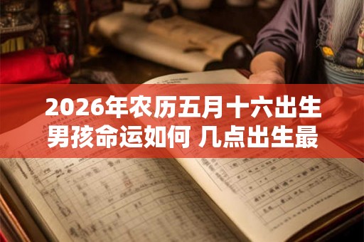 2026年农历五月十六出生男孩命运如何 几点出生最苦命