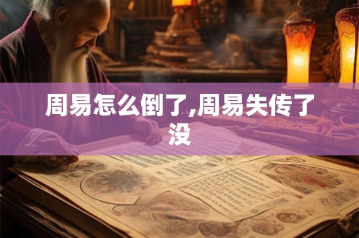 周易怎么倒了,周易失传了没