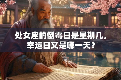 处女座的倒霉日是星期几，幸运日又是哪一天？