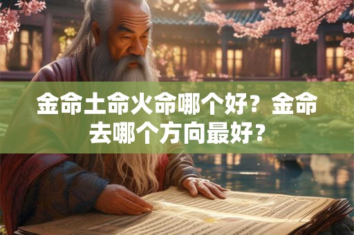 金命土命火命哪个好？金命去哪个方向最好？