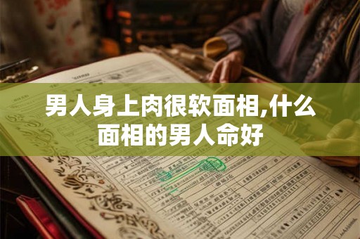 男人身上肉很软面相,什么面相的男人命好
