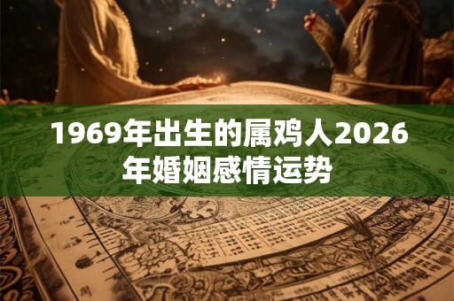 1969年出生的属鸡人2026年婚姻感情运势