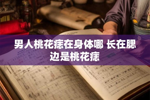 男人桃花痣在身体哪 长在腮边是桃花痣