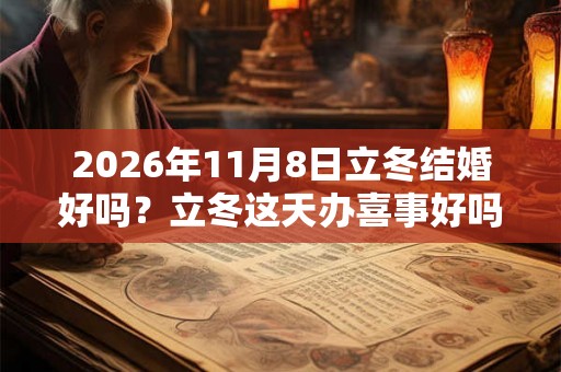 2026年11月8日立冬结婚好吗？立冬这天办喜事好吗？