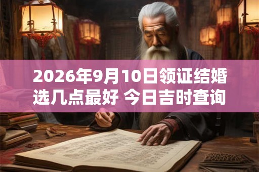 2026年9月10日领证结婚选几点最好 今日吉时查询 2026年9月10日领证结婚选几点最好 今日吉时查询