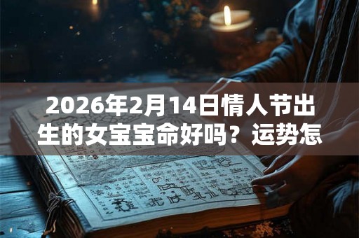 2026年2月14日情人节出生的女宝宝命好吗？运势怎么样？