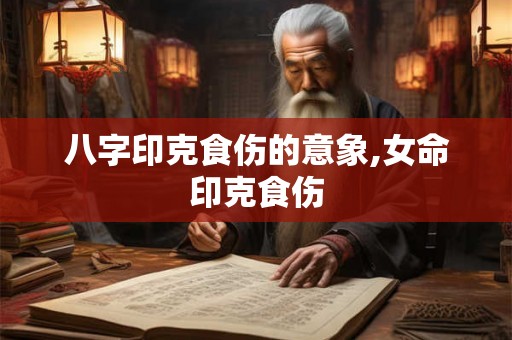 八字印克食伤的意象,女命印克食伤