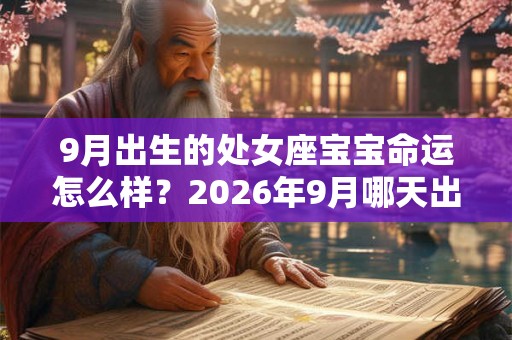 9月出生的处女座宝宝命运怎么样?2026年9月哪天出生最好? 9月出生的处女座宝宝命运怎么样?2026年9月哪天出生最好?