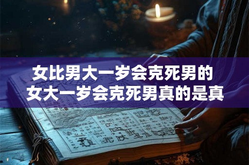 女比男大一岁会克死男的 女大一岁会克死男真的是真的吗