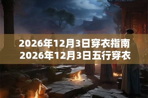 2026年12月3日穿衣指南 2026年12月3日五行穿衣