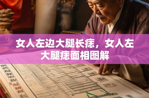女人左边大腿长痣，女人左大腿痣面相图解