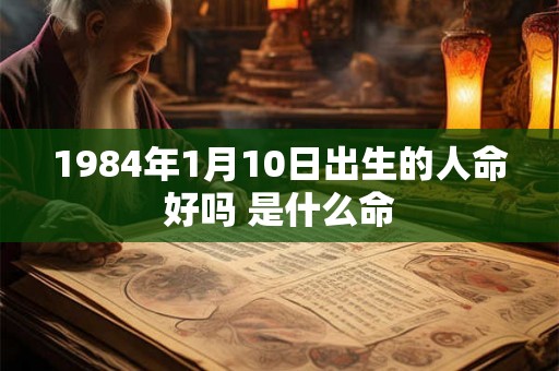 1984年1月10日出生的人命好吗 是什么命
