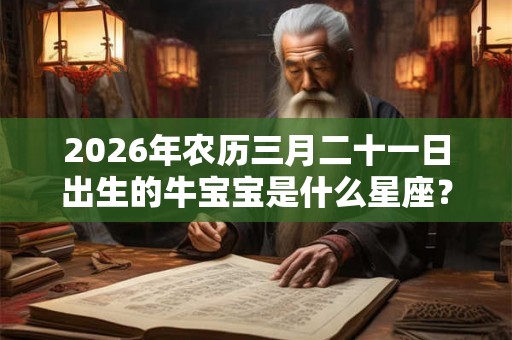2026年农历三月二十一日出生的牛宝宝是什么星座？守护星是什么？