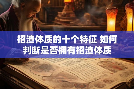 招渣体质的十个特征 如何判断是否拥有招渣体质