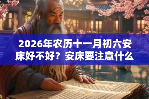 2026年农历十一月初六安床好不好？安床要注意什么？
