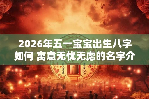 2026年五一宝宝出生八字如何 寓意无忧无虑的名字介绍