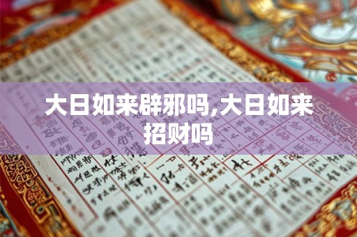 大日如来辟邪吗,大日如来招财吗 大日如来辟邪吗,大日如来招财吗