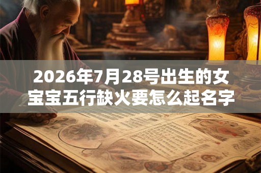 2026年7月28号出生的女宝宝五行缺火要怎么起名字 2026年7月28号出生的女宝宝五行缺火要怎么起名字